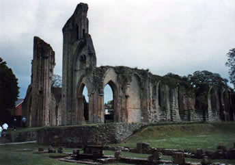 Glastonbury Abbey Ruins Glastonbury England May 1993